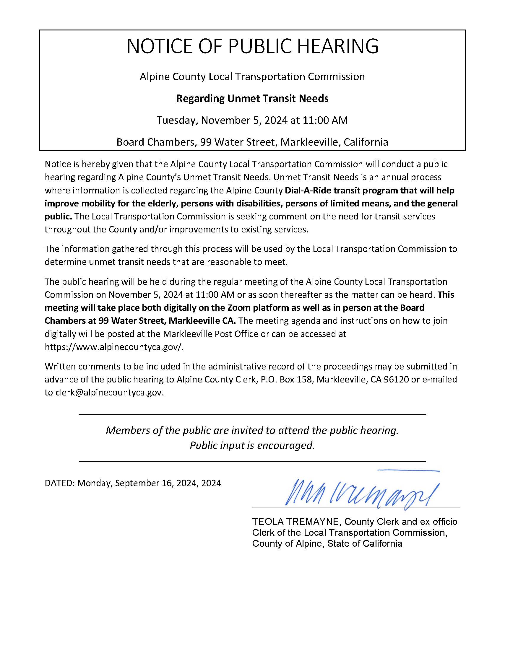 PHN Unmet Transit Needs 11-05-2024