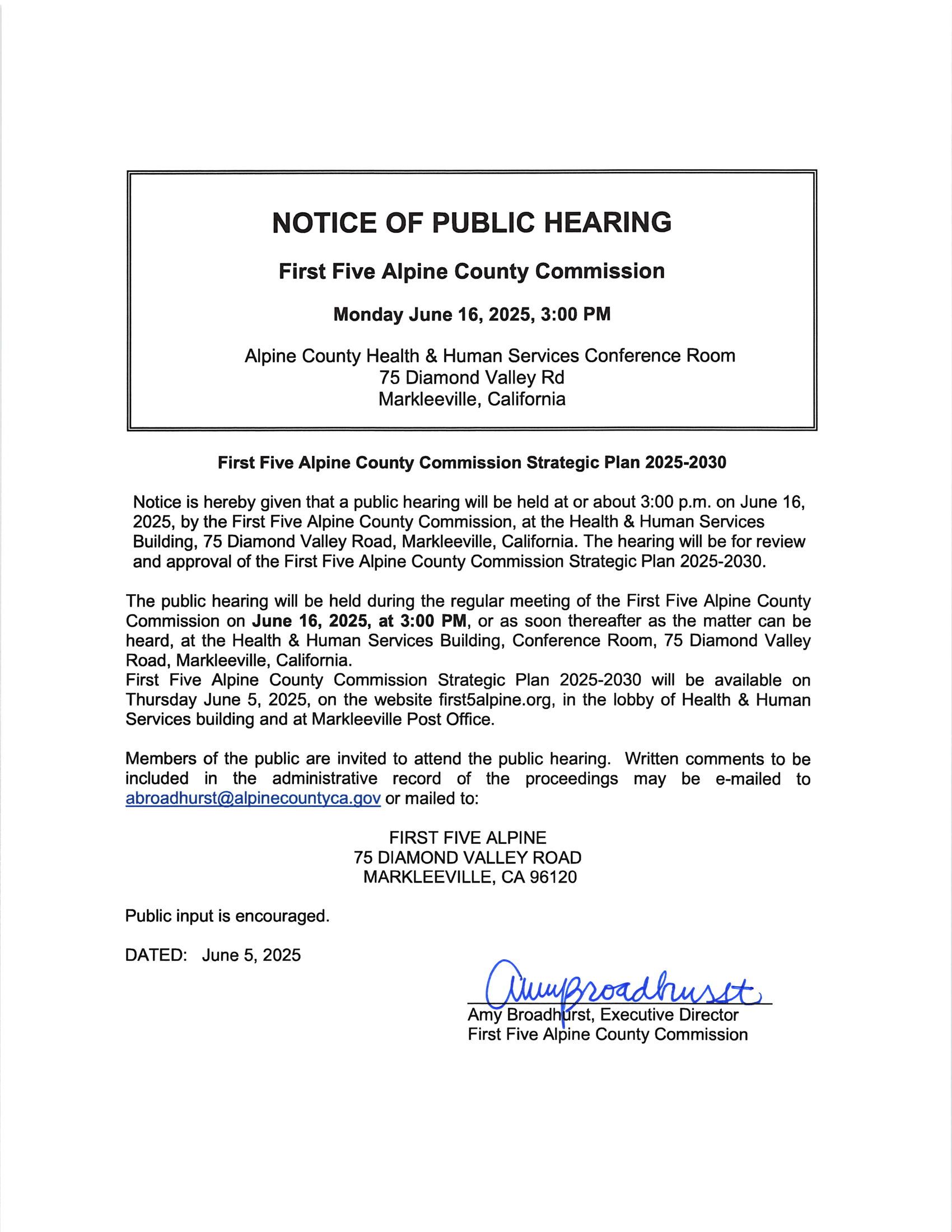 PHN First 5 Strategic Plan 2025-2030