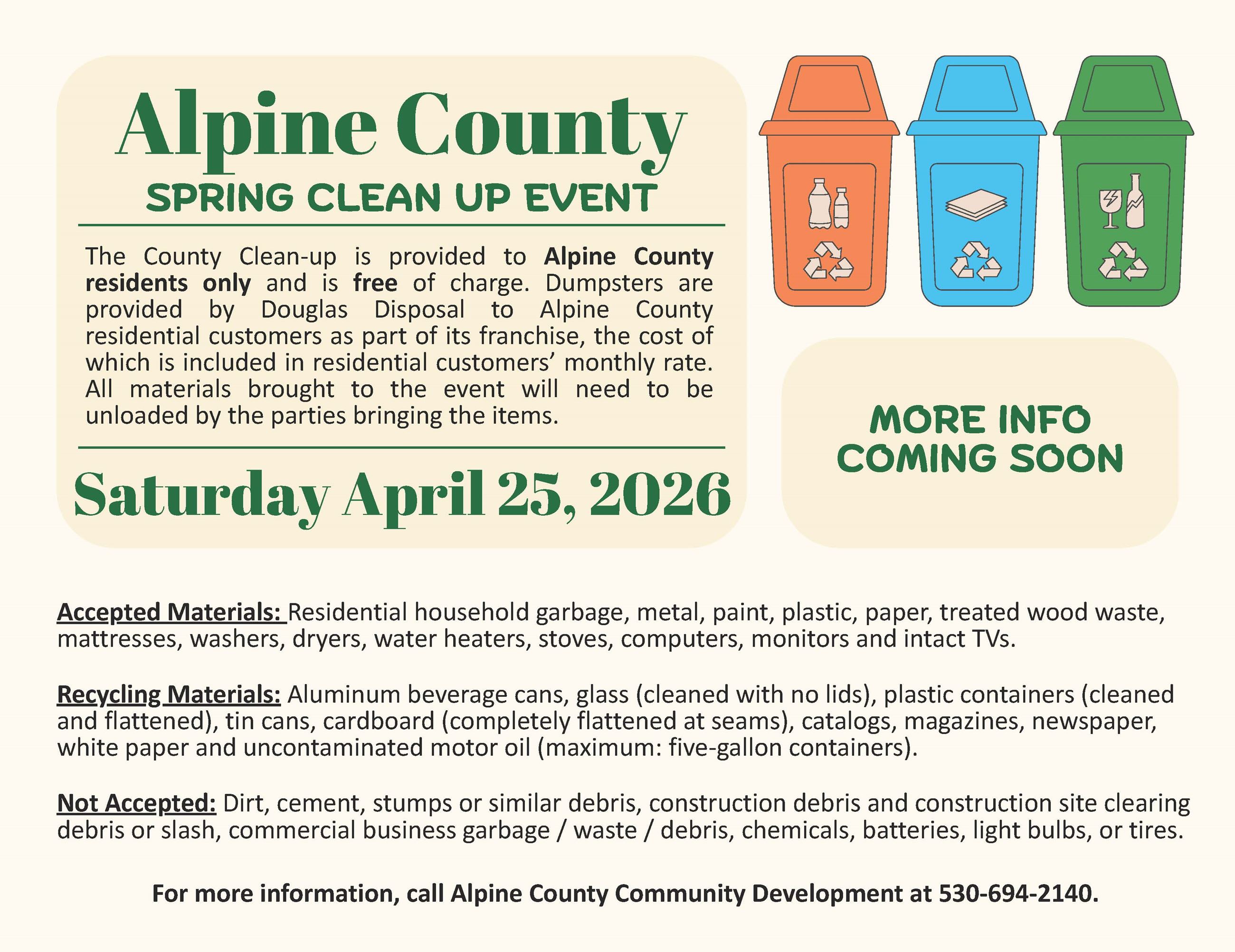 Spring 2026 Clean Up